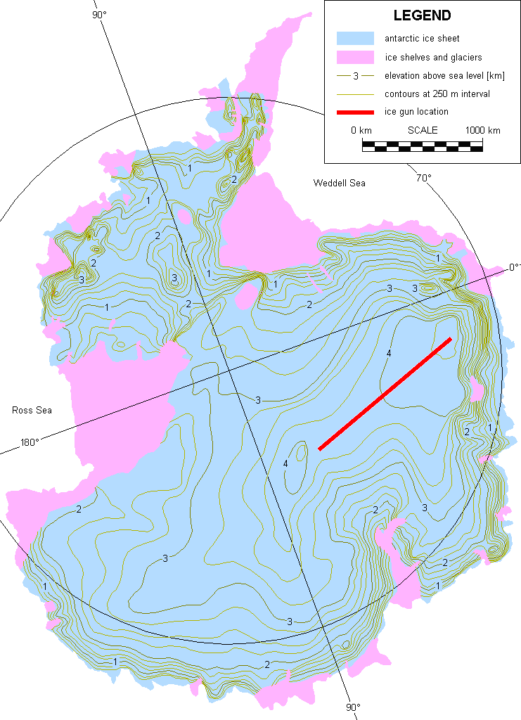 Ice gun 
location
